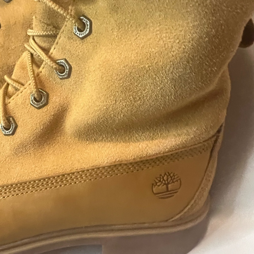 Timberland Tan Winter Boots - Convertible Fleece Collar - Size 7 - Picture 5 of 14